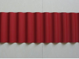 Red Panels by Roof Tile Machine
