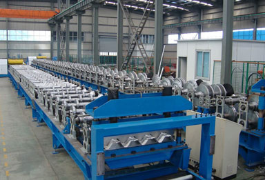 Metal Deck Roll Forming Machine