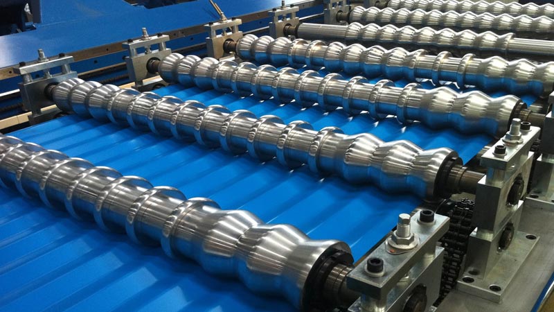 Roofing Corrugated Sheet Roll Forming Machine