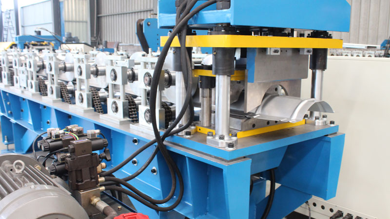 Metal Roof Ridge Cap Roll Forming Machine