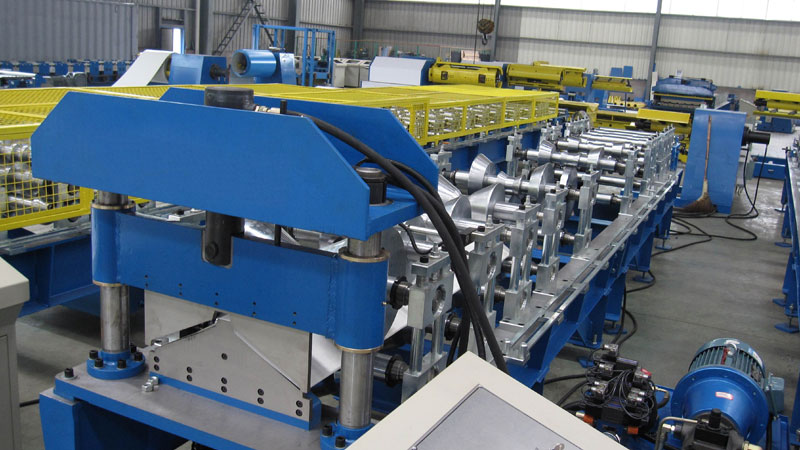 Metal Roof Ridge Cap Roll Forming Machine