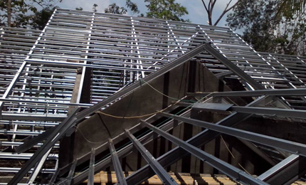 Panel Structure Purlin Roll Forming Machine