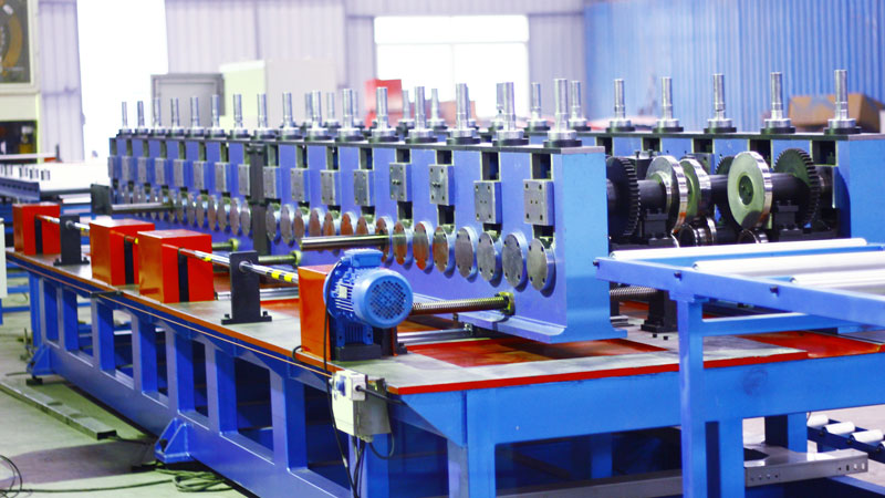 Shelf Panel Roll Forming Machine