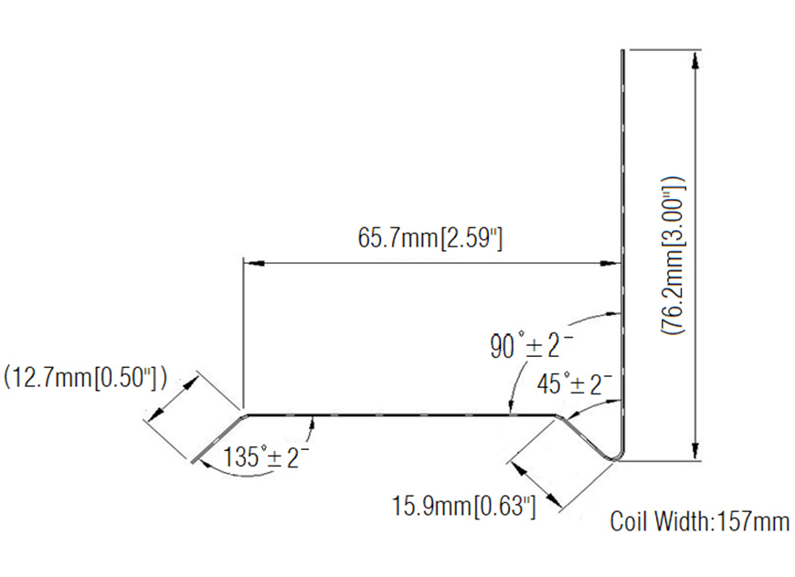 Popular Drip Edge Profile Drawings 