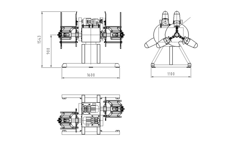 Double Head Automatic Decoiler