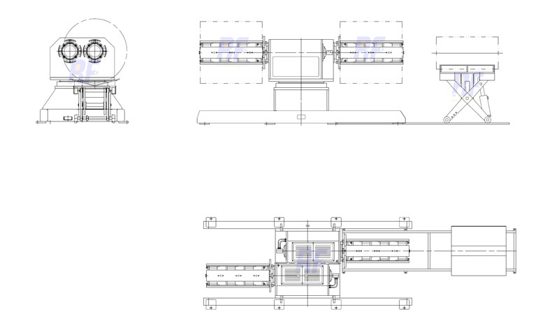 Heavy Duty Double Head Uncoiler 8T