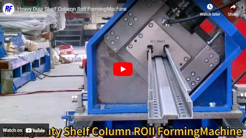 Heavy Duty SheIf CoIumn RoII Forming Machine