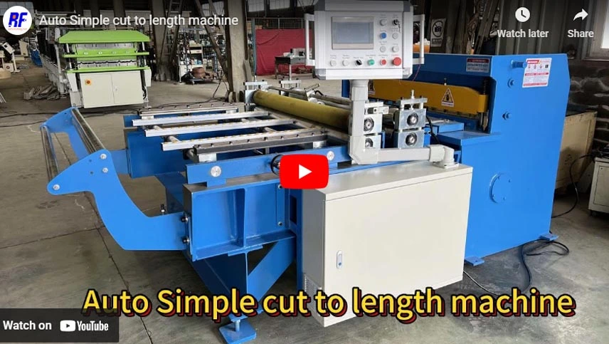 Auto Simple cut to length machine
