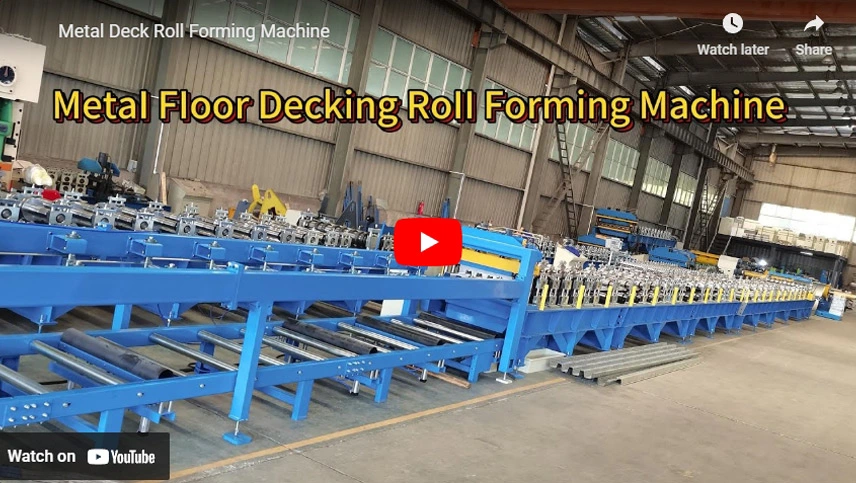 Metal Deck Roll Forming Machine